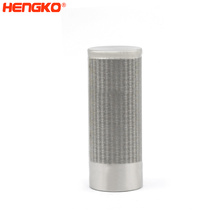 custom wholesale stainless steel sintered porous cartridge filter candle filter for multipurpose liquid and air filtering